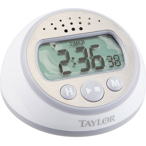 (image for) Taylor Thermometer 5873 TIMER,DIGITAL W/ CLOCK - Click Image to Close
